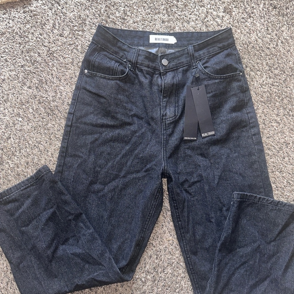 Black Denim Jeans by Realtakai